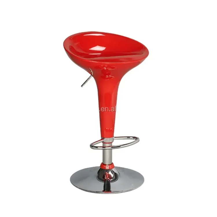 High Quality Hot Selling Comfortable Seating Surface Waterproof Abs Swivel Counter Stool With Metal Frame