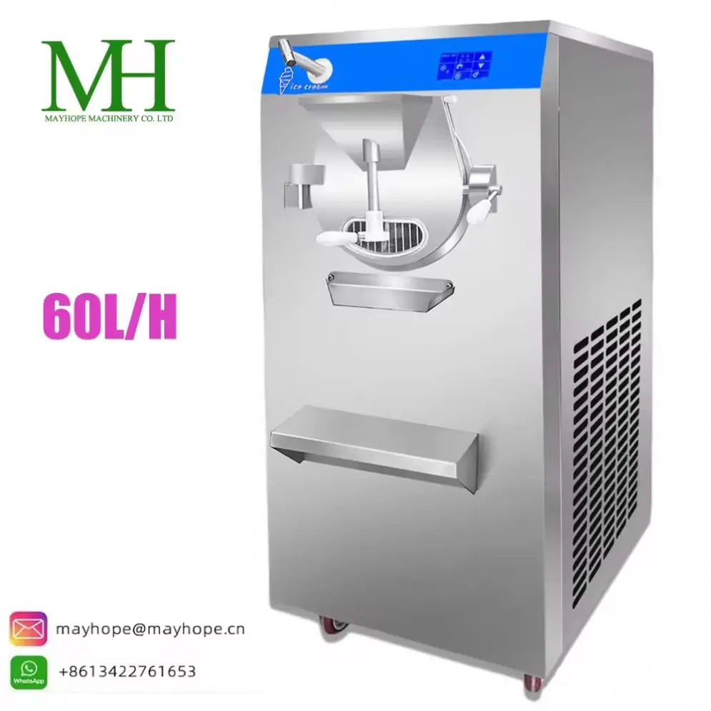 42-48L(11~12.5gal)/H Commercial Soft Ice Cream Machine 2650W Frozen Yogurt Maker