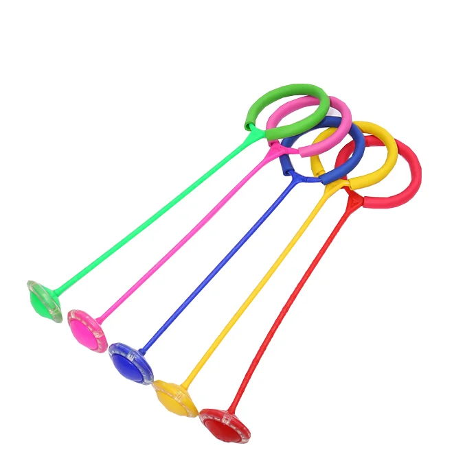 
Child indoor outdoor sports kids movement ankle skip color rotating ball jump ball toy 