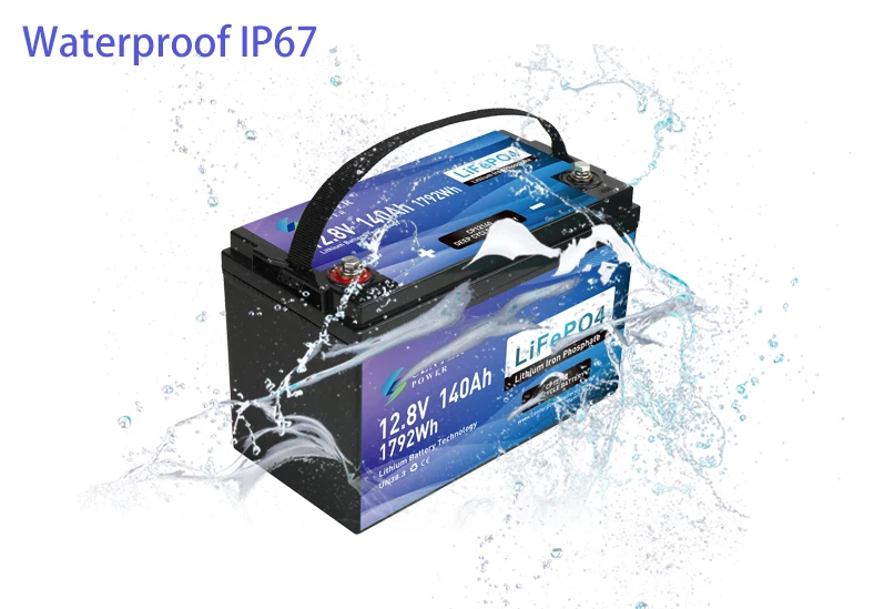 Center Power 12Volt LiFePO4 Deep Cycle Marine RV Battery 12V 140Ah Lithium Battery