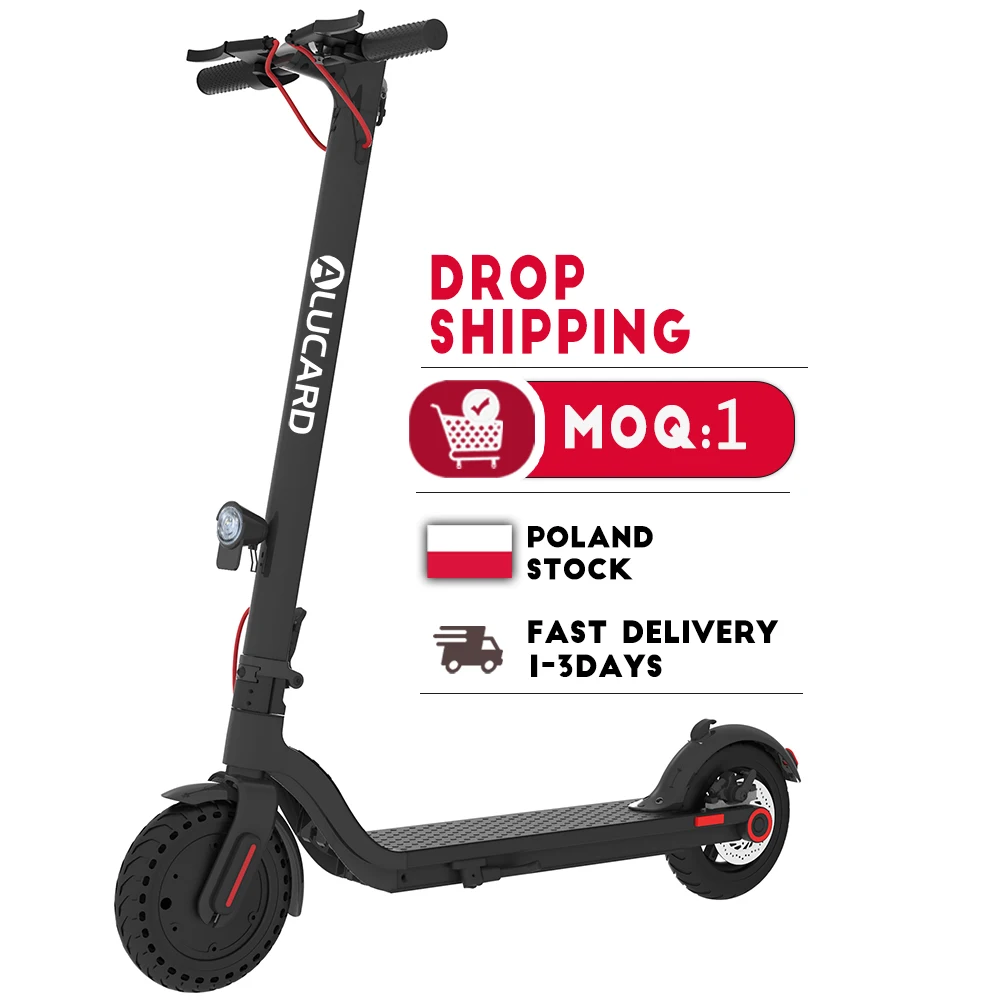 EU Poland Warehouse Alucard Kick E-Scooter 350W folding electric adult scooters for cityroad