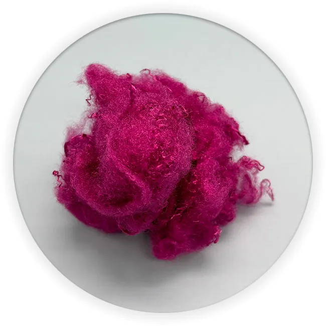 Good 2.5D triangle virgin polyester staple fiber for spinning