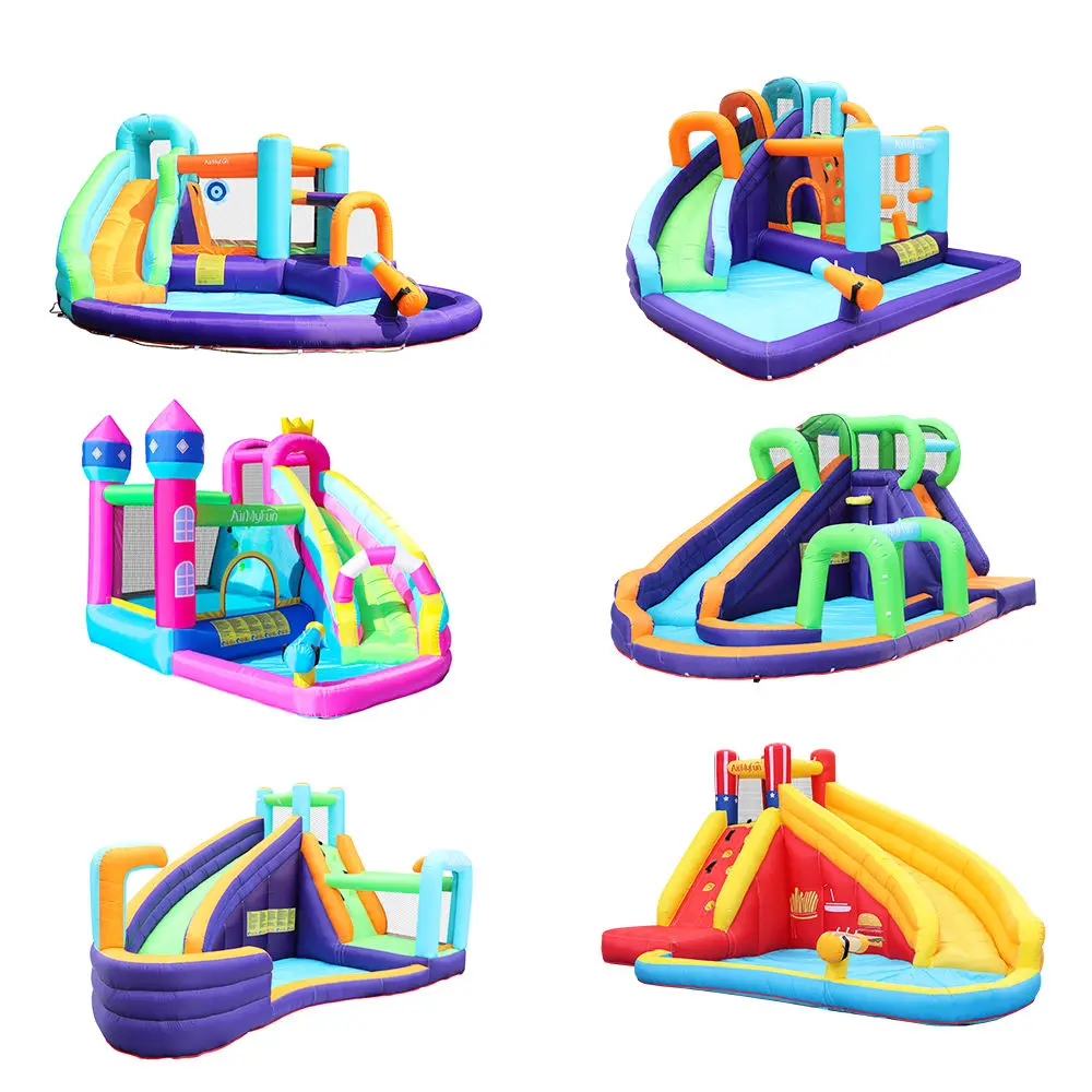 Factory Manufacturer Bouncer Jumping Bouncy Castle For Kids Carnival Inflatable Rainbow Bounce House Outdoor Form China