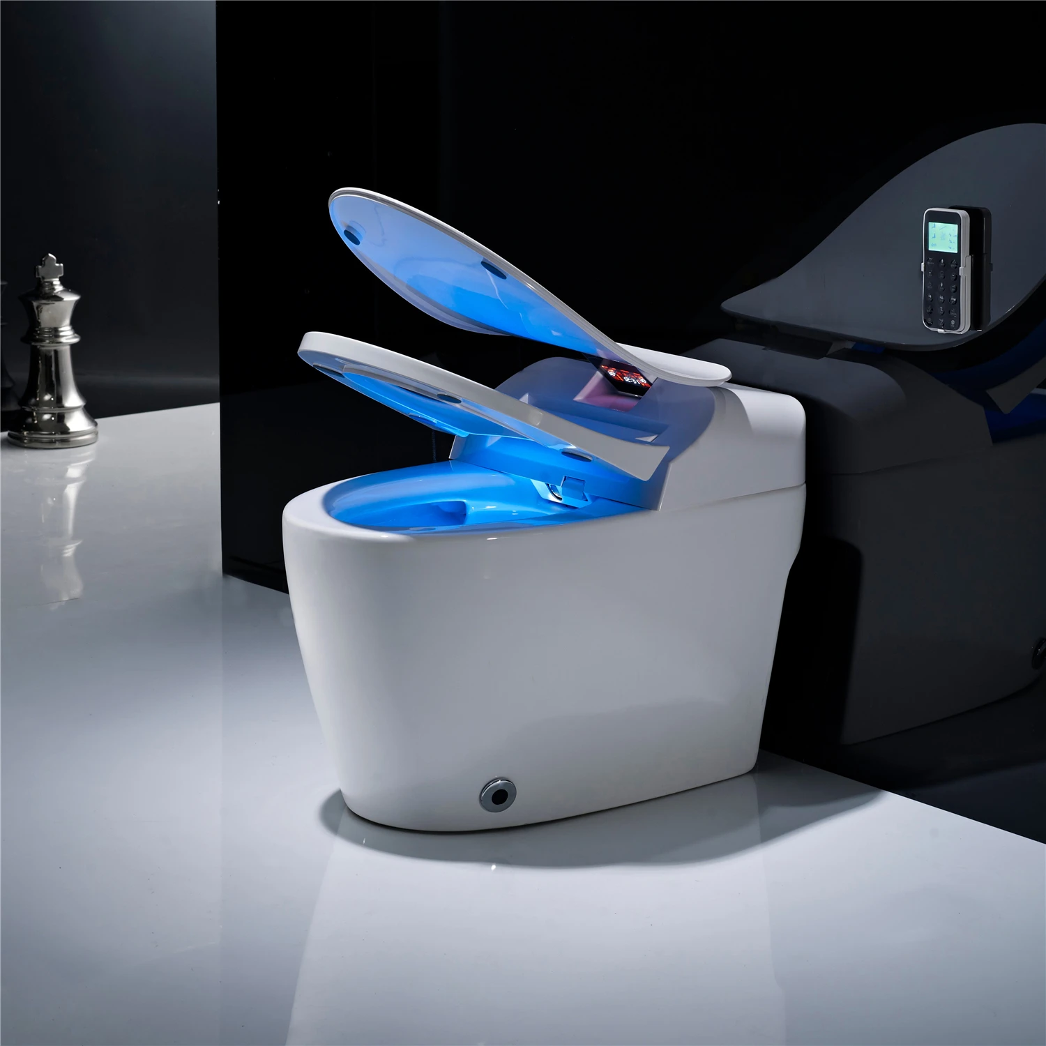 
New design home bathroom floor mounted ceramic intelligent smart toilet for sale 