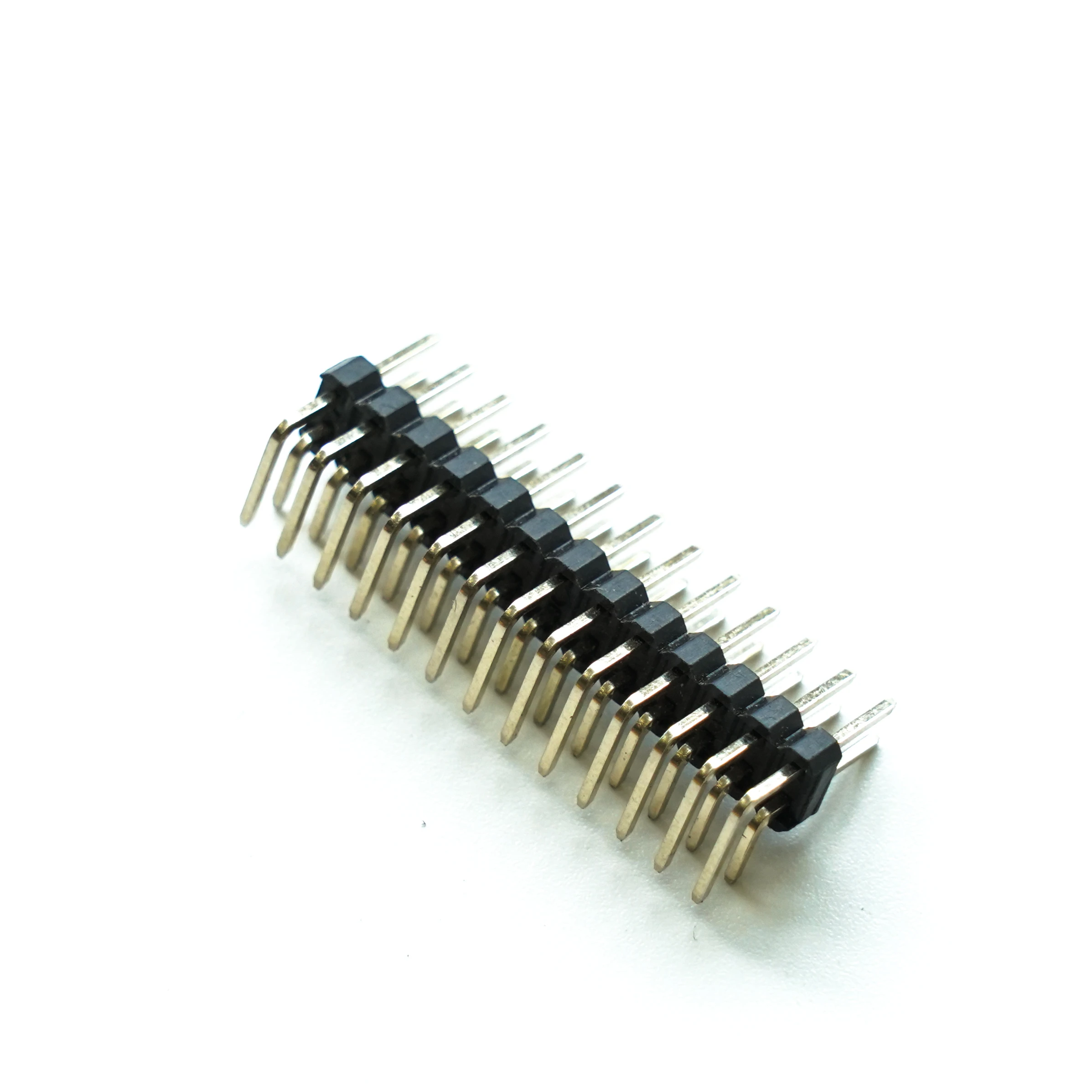 Female Box Header 4-60 pin gold 1.27/2.0/2.54mm pitch dual row customizable PCB vertical pin header connector