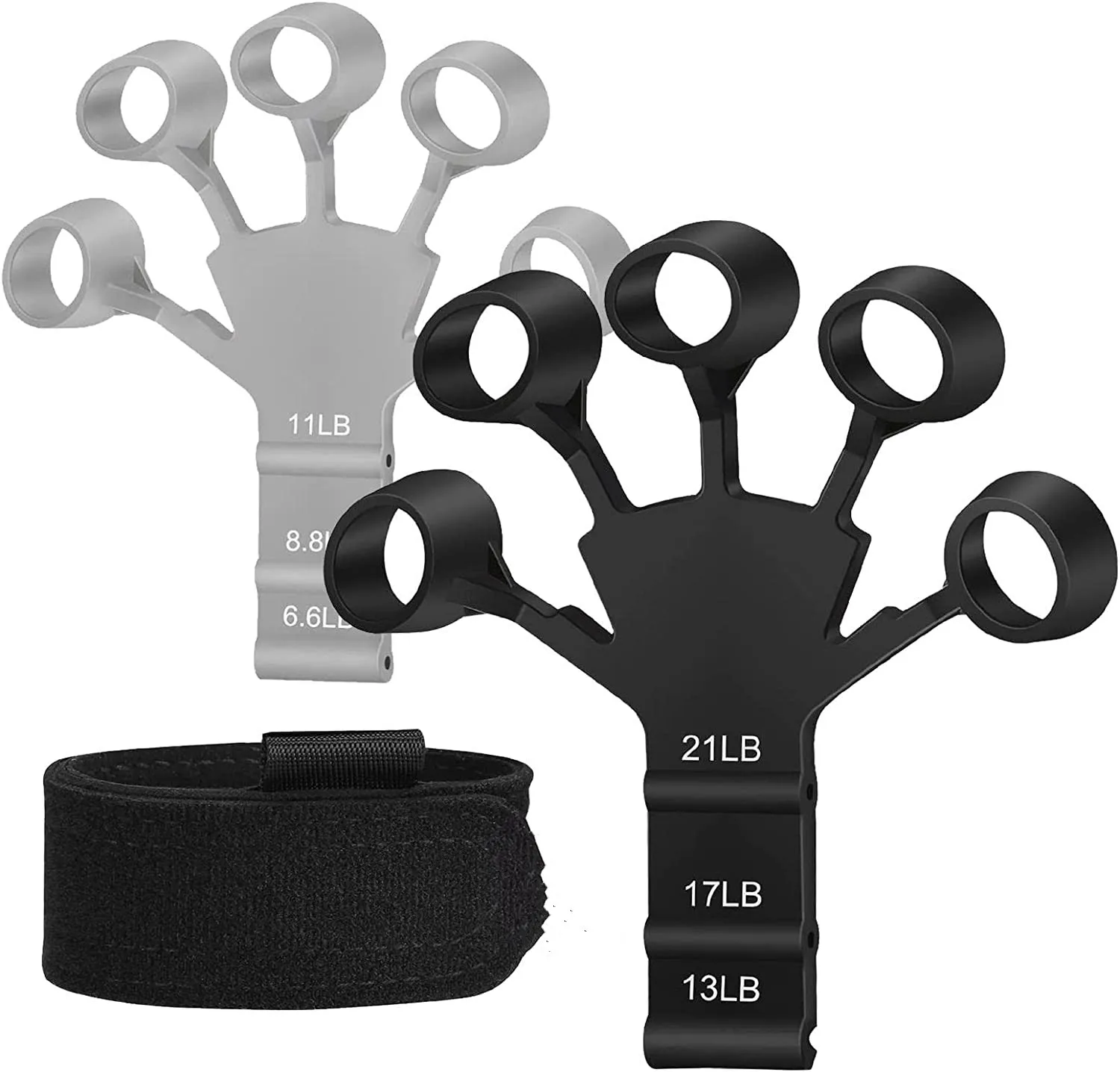 CONWAY HGP019 Hot Sale Finger Exerciser Grip Strengthener Hand Gripper Exerciser for Forearm and Finger Strength