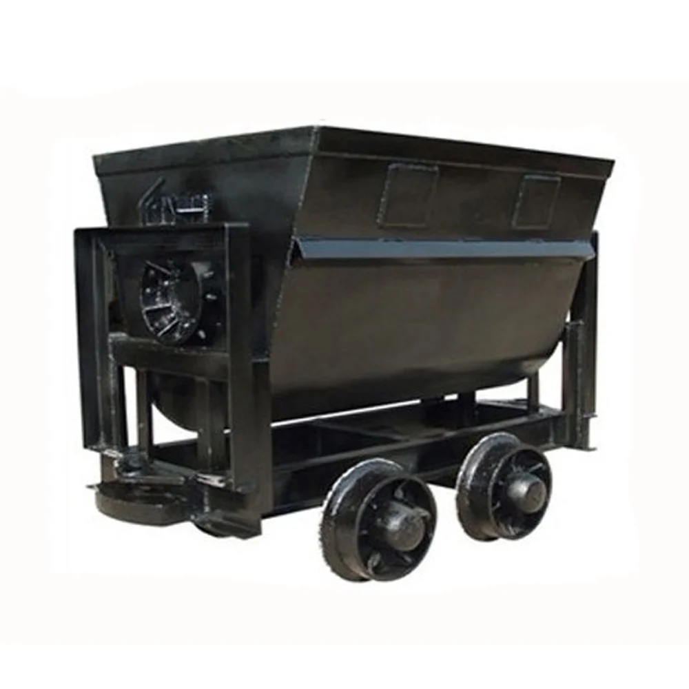 High Quality Complete Category KFU Series Bucket-tipping Mine Car Iron Coal Mining Ore Carts For Transportation