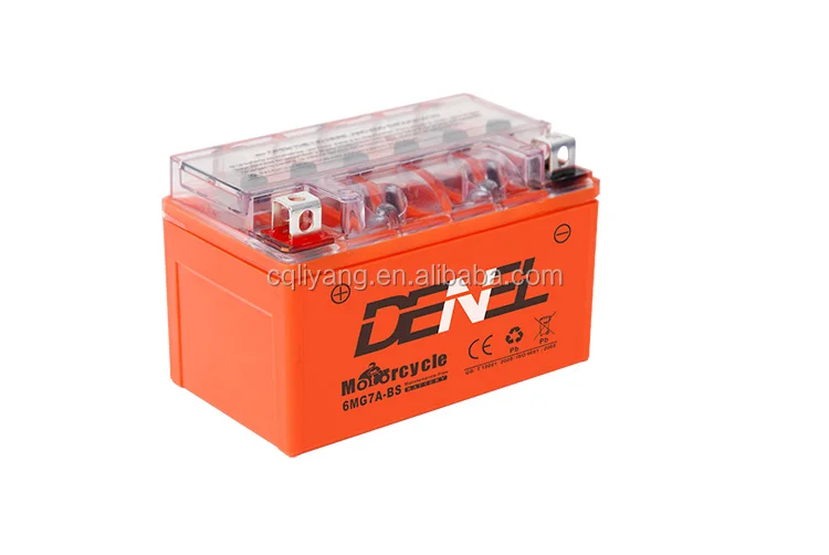 12V  6MG7A nano gel sealed free maintenance motor battery