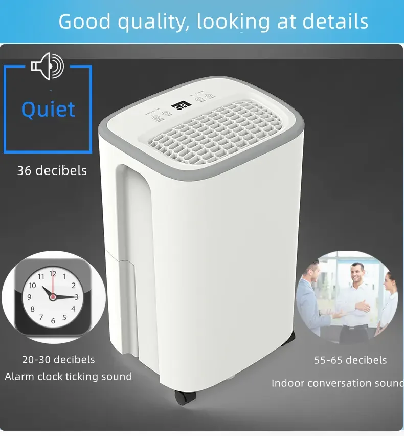 Home Portable Hot-Selling Household Room Quiet Desktop Detachable Water Tank Mini Dehumidifier