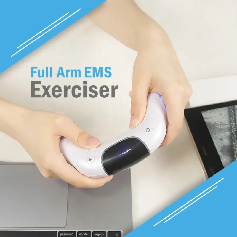Wireless Gym Workout Therapy EMS Arm Tendons Trainer Muscle Stimulator machine with digital display screen