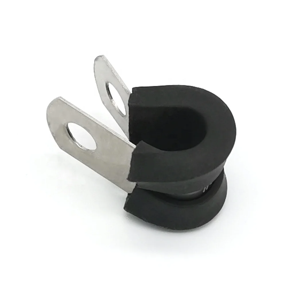 Wholesale SS304 Tube Clamp 32mm Polished Adjustable Steel Locking P Type Clamp Clip