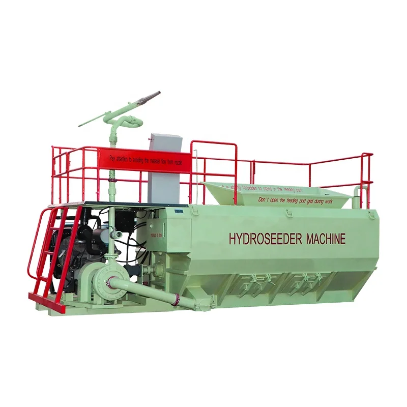 Diesel Large Capacity  3 5 6 8 10 13 15 Cubic Meters Hydroseeder Slope Greening Machine Supplier