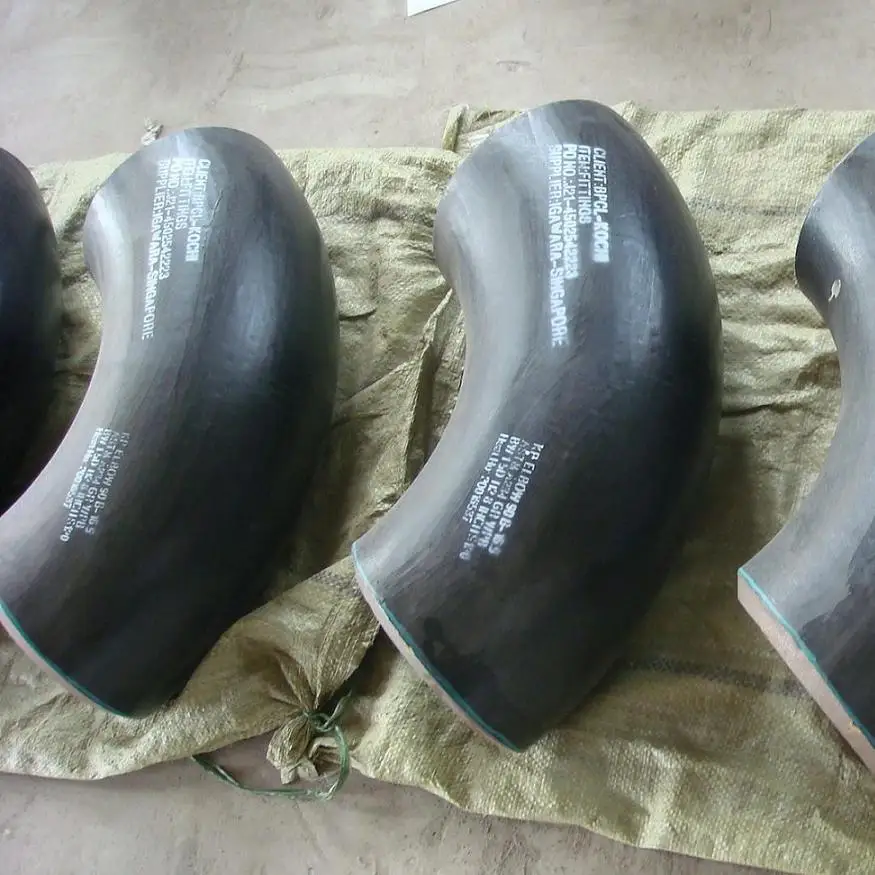 Stainless Steel Carbon Steel Pipe Fittings 90Deg 180Deg 6inch a106 carbon steel pipe fittings elbow