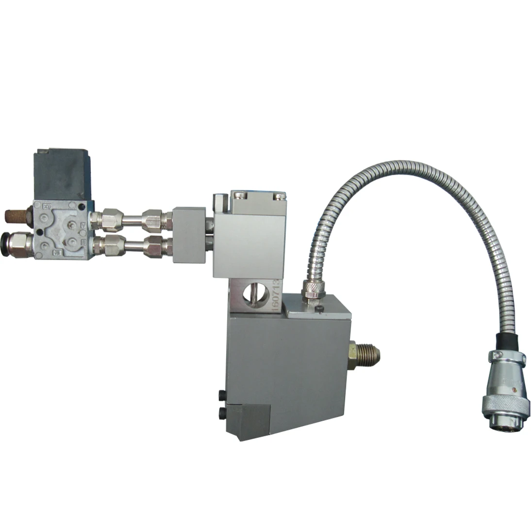 hot melt automatic scrape nozzle  glue gun in textile industry