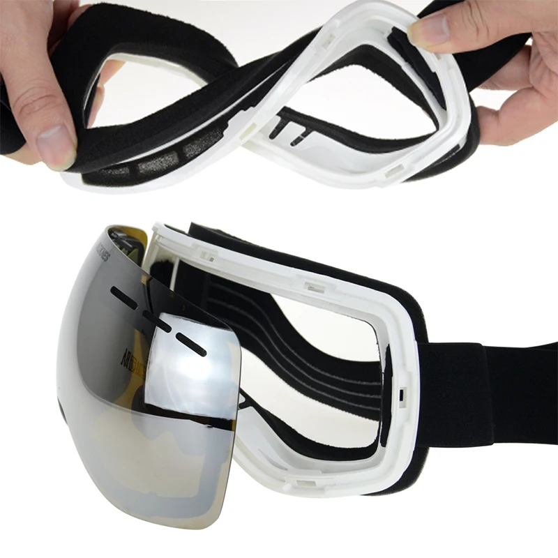 Panchromatic Frame Permanent Anti-Fog Googles Ski Sun Glasses