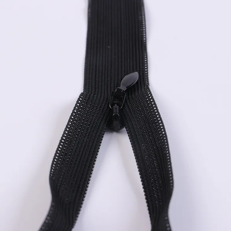 2#AuthenticYKK Invisible zipper Mesh side water dripper nylon zipper Skirt Long short skirt pants invisible zipper in stock