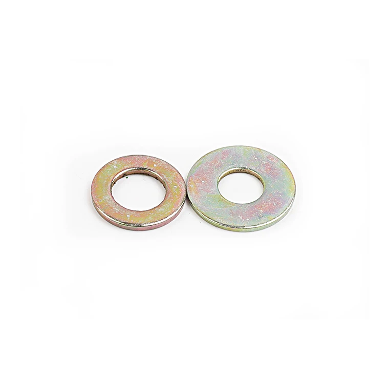 Custom screw fastener aluminium flat washer stainless steel round plain Spring washer hex washer head screw