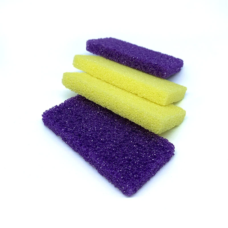 1600 Pcs/case Disposable Professional Mini Pumice Pu Foam Stone Remover Bar For Foot Scrubber Pedicure