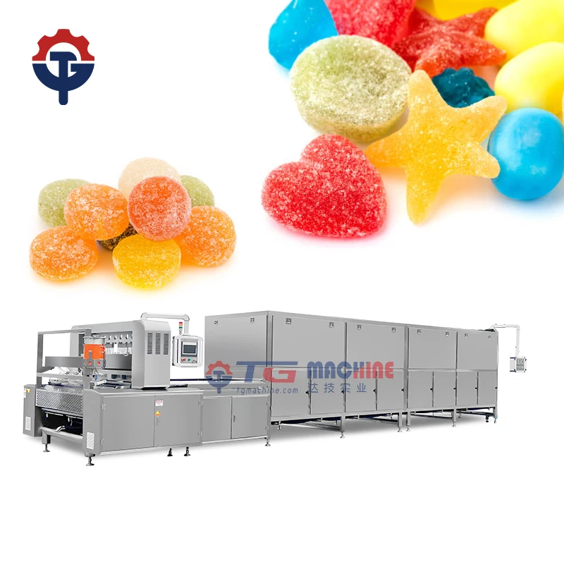 Confectionery Industry soft and jelly candies for machinery sweet candy ball soft gummy making machine
