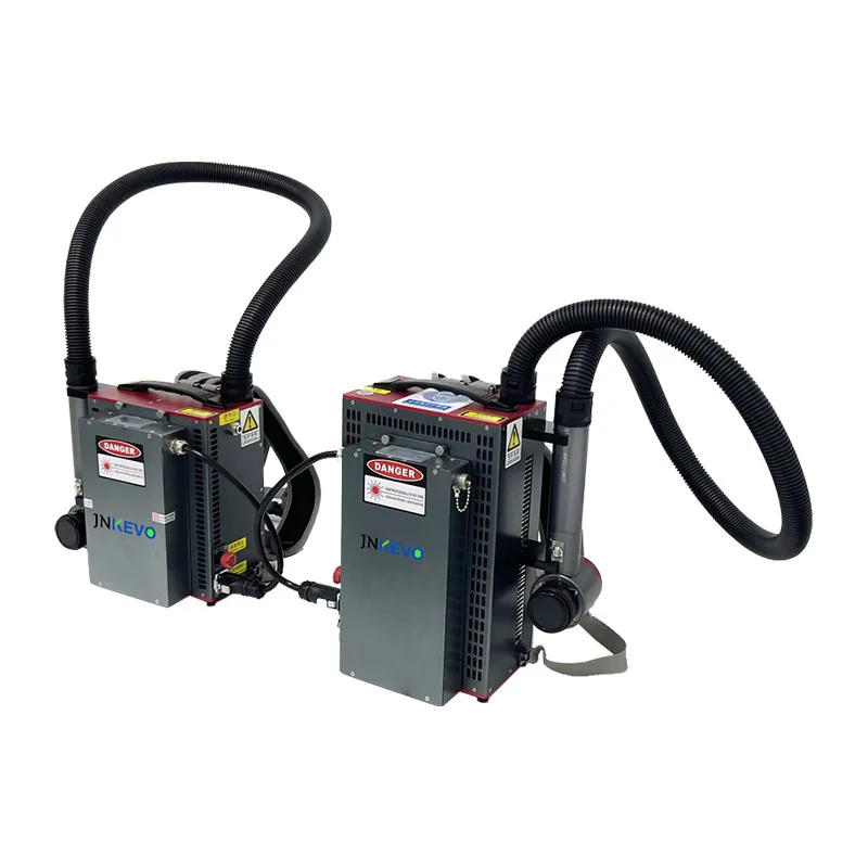 JNKEVO portable 200w 300w pulse laser cleaning machine for wood metal aluminum surface cleaning jpt max laser source