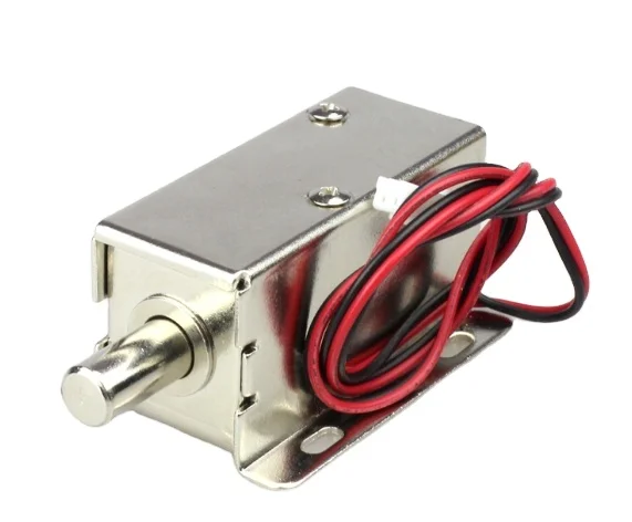 12v dc 15mm stroke strong force  pull type electronic solenoid lock for door and conbinet