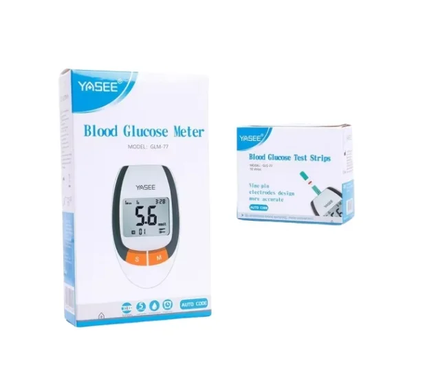 Hospital Code Free Digital Glucometer Kit Digital Smart Diabetics Home Use Sugar Level Monitor Continues Blood Glucose Meter