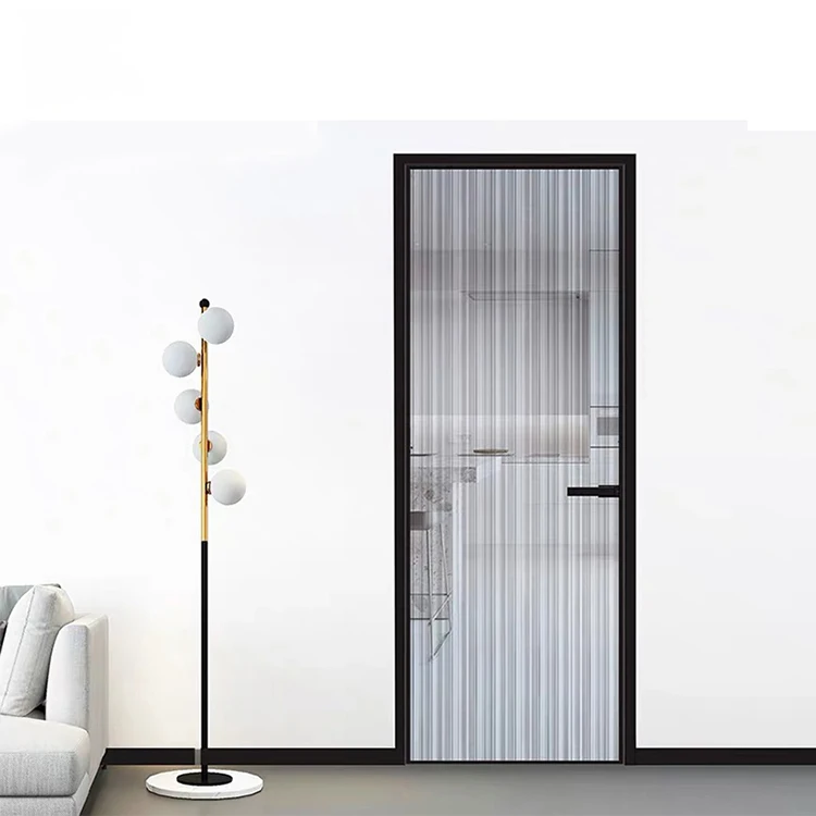 China Manufacturer  Aluminum Slim Sliding Doors Aluminum Door Standard White aluminum doors for home