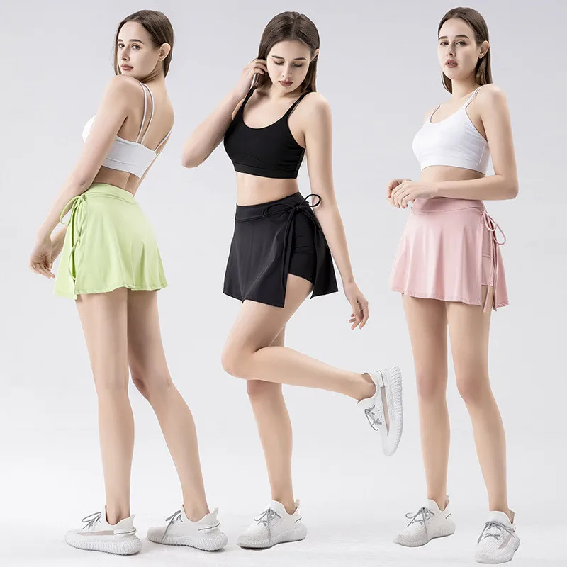 High Quality Ladies Tennis Wear For Women Sportswear With Pockets Yoga Tennis  Skirts Golf Skirt