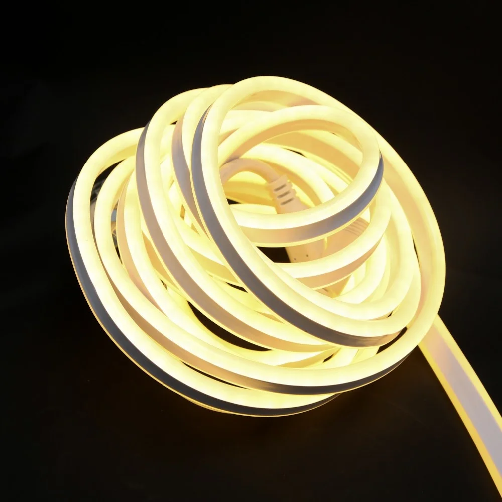 factory price customized 8*16mm strip light warm white  led neon light  for christmas