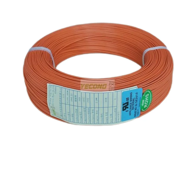 Фторпластиковый провод 12, 16, 18, 20 awg, экструдированный ptfe tefzel cable 250c, термостойкий провод UL10393, Посеребренная медь
