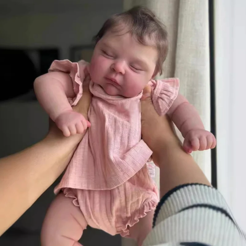 Peaches Reborn doll sleep babies toys silicone baby doll realistic 50cm reborn baby dolls lifelike reborn toys for kids