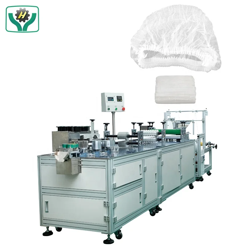 Машина для изготовления шапок для ванны из нетканого пластика