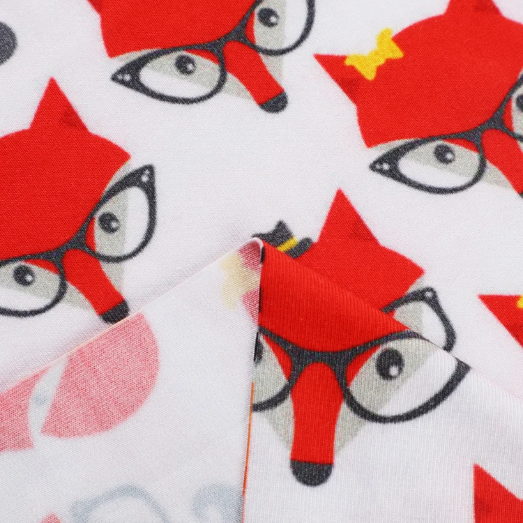 Custom Print On Bamboo Lycra Fabric