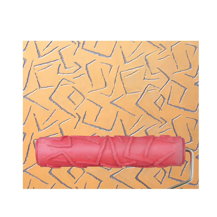Well Priced Foam High Density Trim Household Sleeve Brush Tool Plasticac Wall Painting Soft Grip Touch Pattern Roller Wall Paint