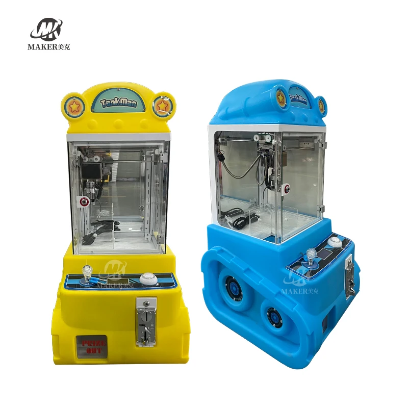 MAKER Mini Doll Kids Small Doll Claw Machine Coin Operated Maquina De Peluches Crane Claw Machine Mini Claw Machine