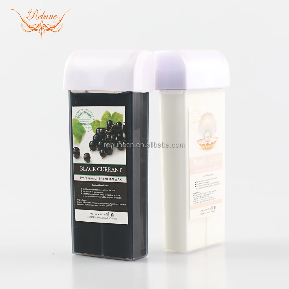 Soft Depilatory Wax Smooth and Painless Hair Removal Wax Roll on 100g Tea Tree Roller Cartridge Wax