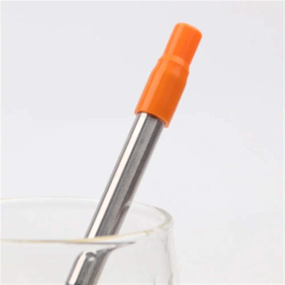 304 Stainless Steel Telescopic Drinking Case Set Metal Straw