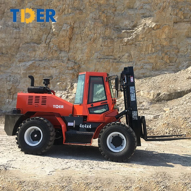 Вилочный погрузчик TIDER Вездеходный вилочный 4x4 3 тонны 5 4 на продажу