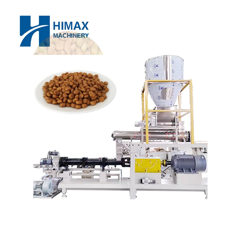 1000kg per Capacity Pet Dog Food Making Machine Extruder Dry Dog Food Production Line Pet Food Processing Machine