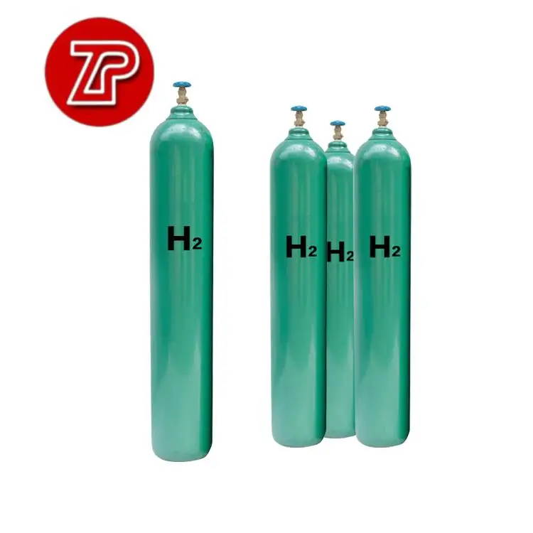 High Quality Wholesale Steel Hydrogen Gas Tank 2L 5L 8L 10L 13.4L 20L 40L 50L Cylinder Industrial Use 5kg Weight