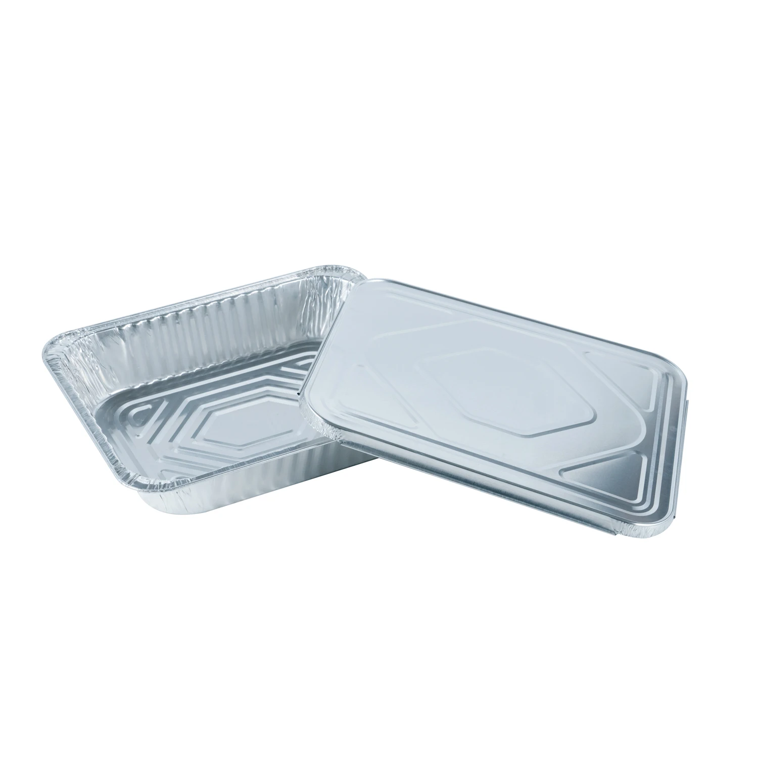 Food Grade Disposable Aluminum Foil Pan Half Size Packing Box Take-away Pan Kitchenware Baking Cake Pan