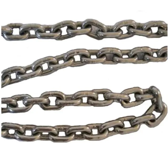 Tianli Steel Factory Chain Manufacturers Wholesales Price 10 mm - 24mm Steel Link Chain Ship Stud Link Anchor Chain