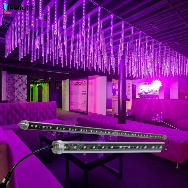 Светодиодные пиксельные трубки адресуемые DMX 512 RGB светодиодный ночник Светодиодная трубка метеоритное освещение для ночного клуба сценические события свет