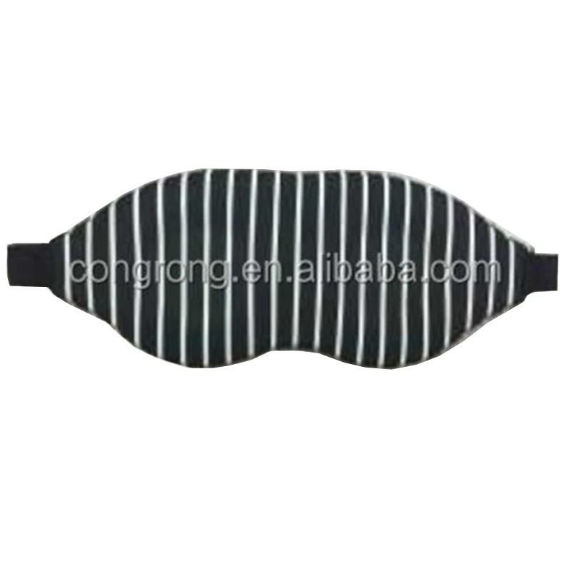 3D eye mask with flat outer surface