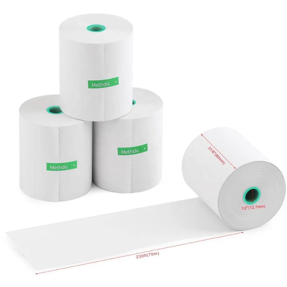  Термобумага без БФА рулоны Jumbo 80 мм x 70 м для кассового аппарата бумага 3 1/8