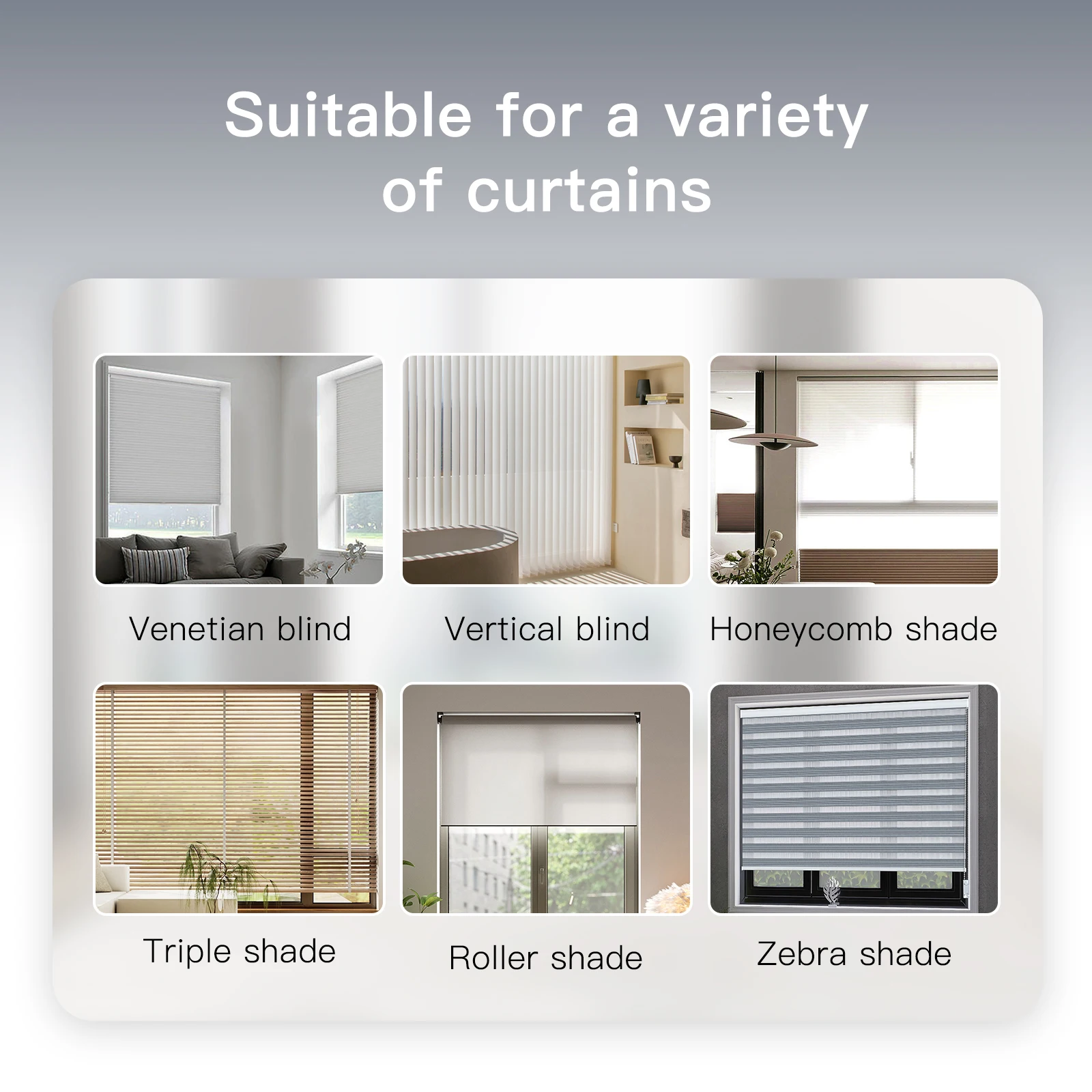 WiFi Motorized Chain Roller Blinds Shade Shutter Drive Electric Curtain Motor RF Remote Tuya Smart App Control Alexa/Google