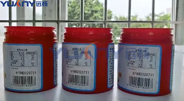 Small Desktop Semi Automatic Spirits Wine Tin Cans Jar Round Bottles Sticker Labeling Applicator Machine