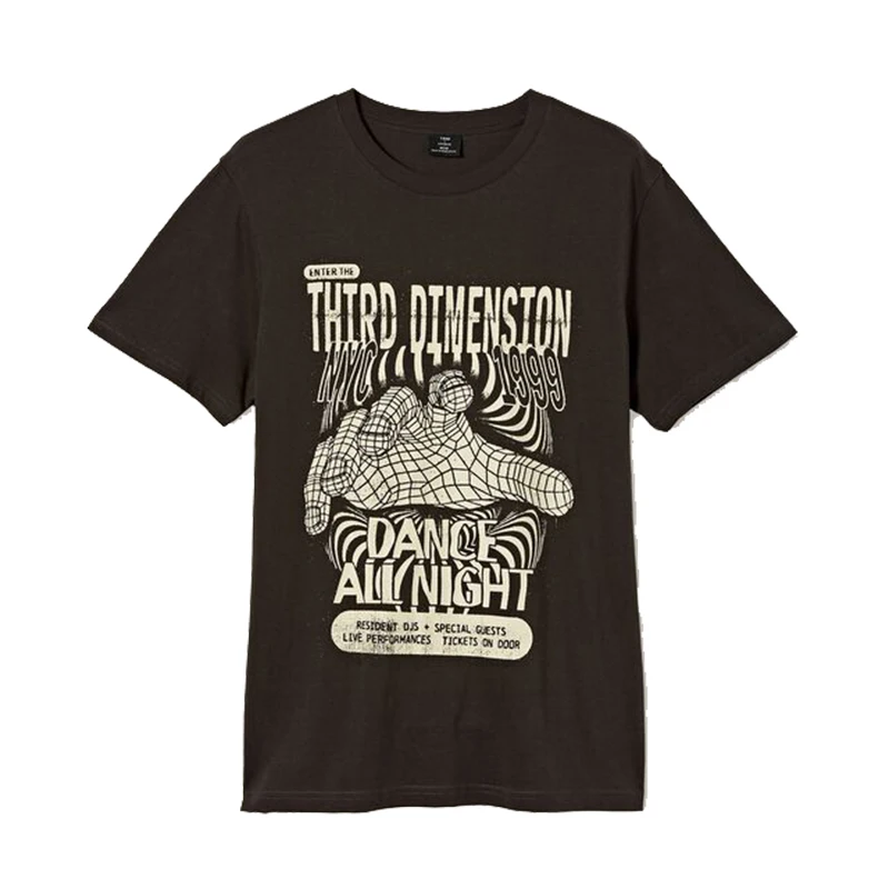 Quality Custom 100% Polyester Graphic T Shirts Sublimation Full Print Shirt For Men