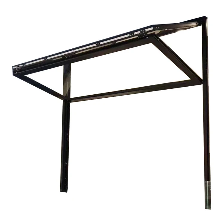 The fashion Professional spraying fold window cafe latest design aluminum folding bifold windows