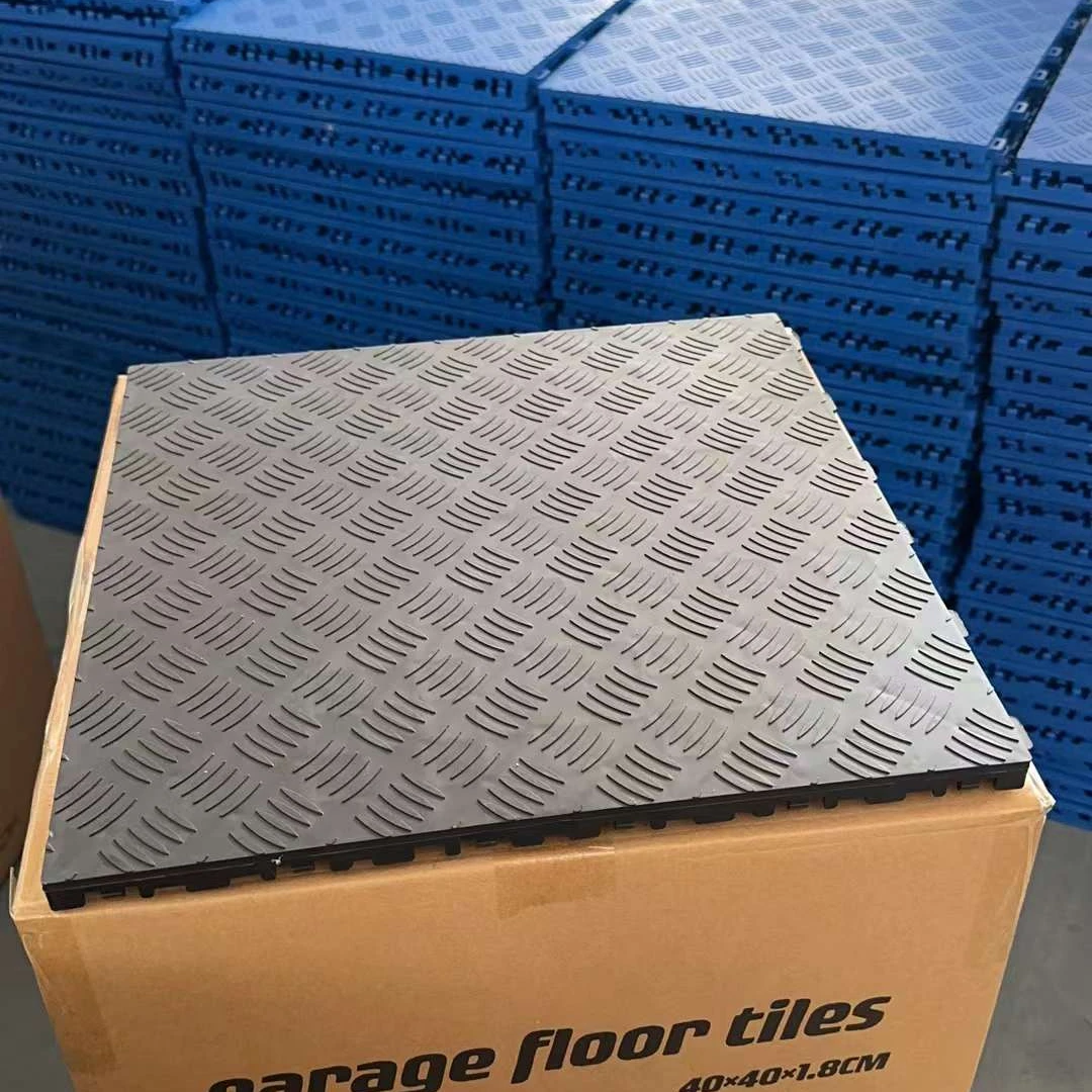 ENLIO PP Garage Floor For Washing Car Room Cheaper Plastic Garage Tiles High Quality Interlocking Garage Mat